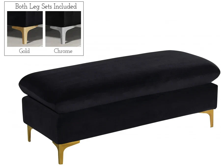 Bench stool rectangular footrest chair velvet stool Tufted