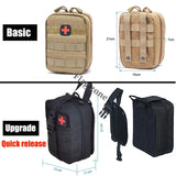 Tactical Molle First Aid Kit Survival Bag Emergency