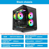 Power Train Seaview Glaze MATX Case Panoramic Side