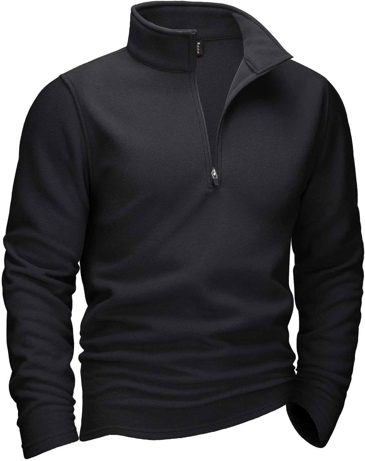 TACVASEN Quarter-Zip Pullover Tops Mens Turtleneck Fleece Sweatshirts