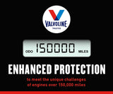 Valvoline High Mileage 150K with Maxlife Plus Technology