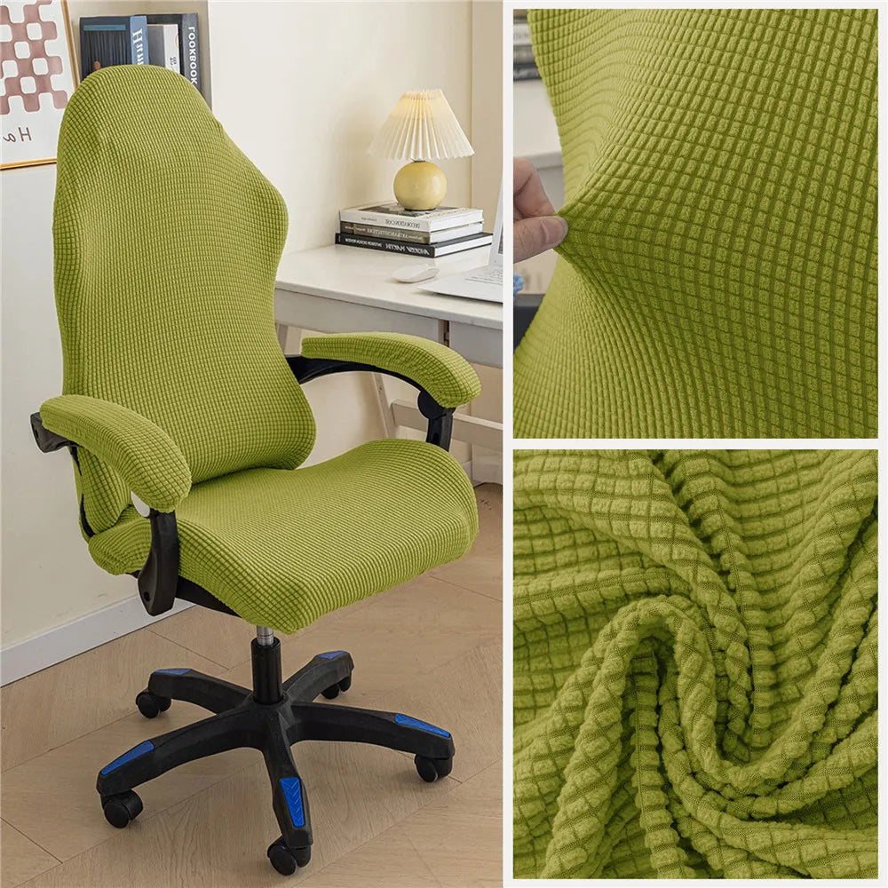 4Pcs/set Corn Velvet Office Gaming Chair Covers Home