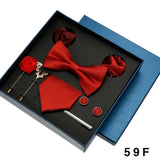 8pcs Luxury Mens Ties Set In Gift Box