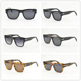 Glasses 2024 luxury square acetate sunglasses men top