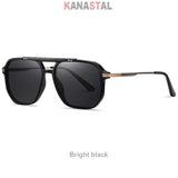 Men's Polarized Sunglasses UV400 TR Metal Colorful Square