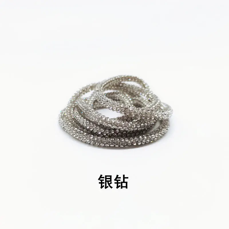 Shiny Rhinestone Shoelaces for Converse Ins Hot Sell