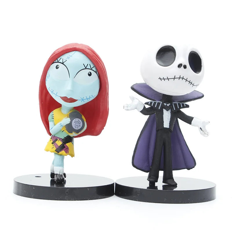 6-10pcs The Nightmare Before Christmas Jack Skellington PVC