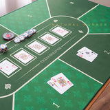 Deluxe Suede Texas Holdem Game Table Mat Nonslip