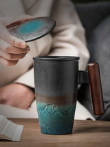 Creative Retro Mug Ceramic Large Tea Cup Coffee