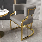 Hotel Makeup Chair Metal Floor Aesthetic Nordic Garden