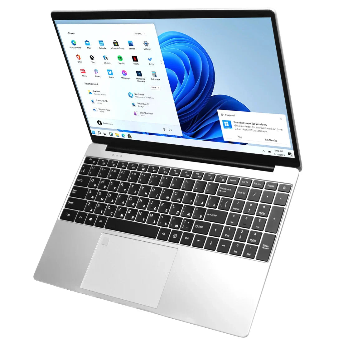 15.6 Inch 16GB Laptop 512GB SSD Windows 11