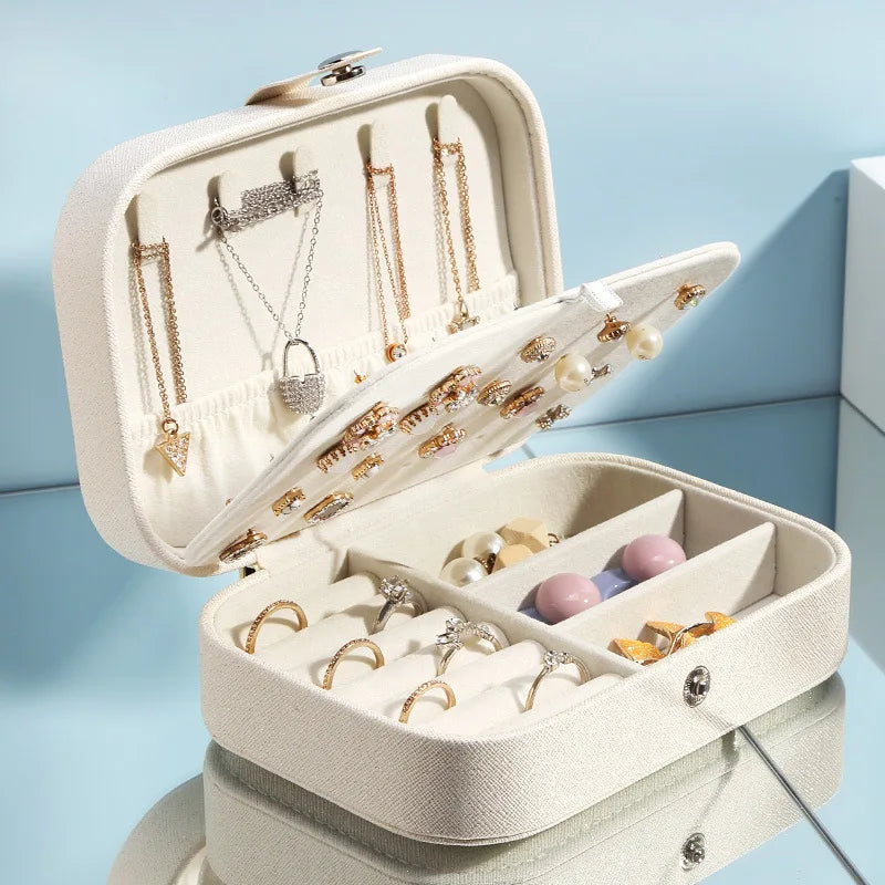 Portable Jewelry Box Jewelry Organizer Display Travel Jewelry