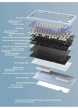 Wob Rainy75 Mechanical Keyboard CNC Aluminum Alloy RGB