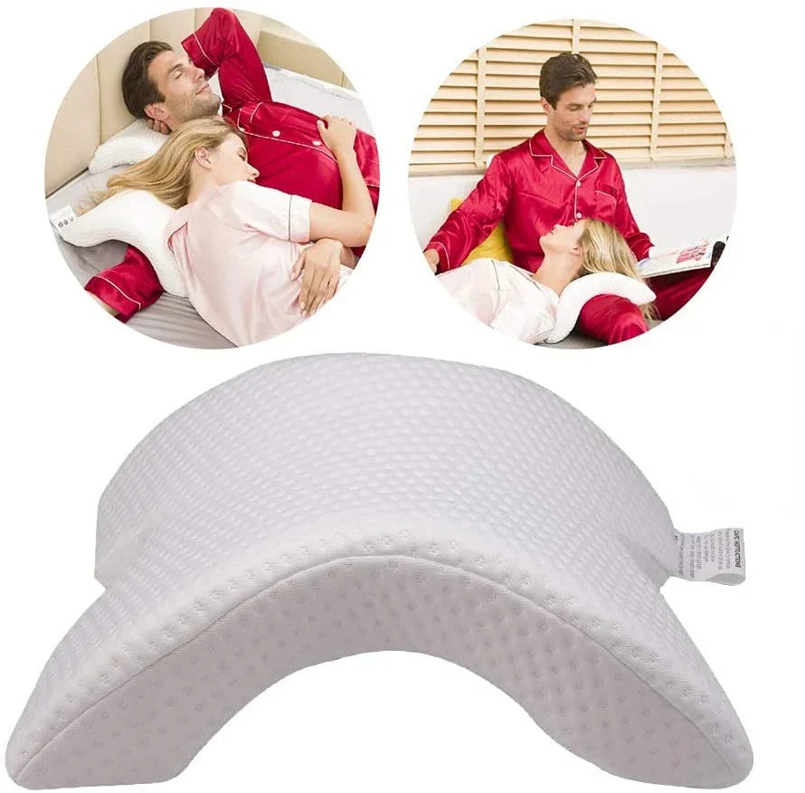 U-Shaped Curved Orthopedic Pillow for Sleep Memeory Foam