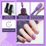 Nail Art Acrylic Nail Polish Set with UV