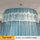 Breathable Hanging Mosquito Net Top Hook Lace Bed