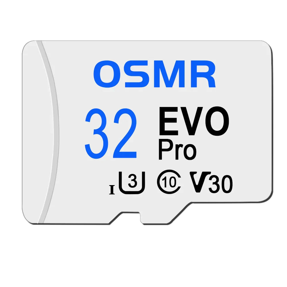 White Mini SD Card 64GB 32GB Flash Memory