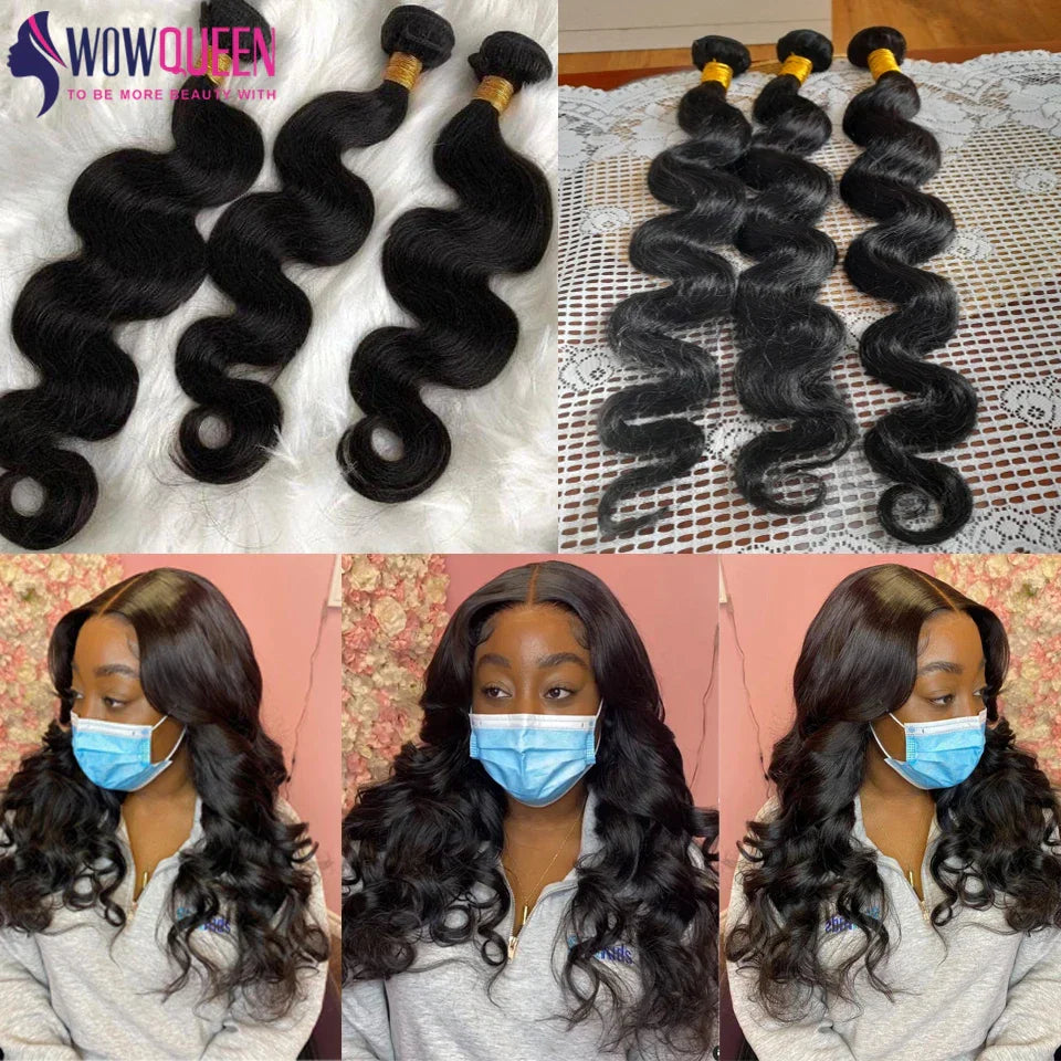 32 36 40 Inch Body Wave Bundles Human