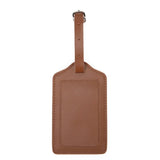 Stylish PU Leather Suitcase Identifier Tag Travel Luggage