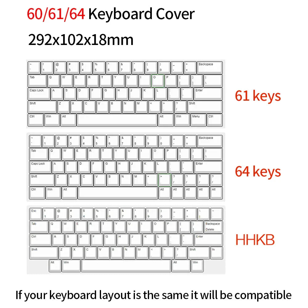 Acrylic Dust Cover for Keyboard Waterproof Dustproof Anti