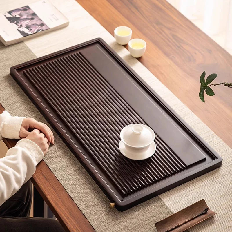 Kitchen Gadget Tea Tray Wood Coffeeware Teaware Office
