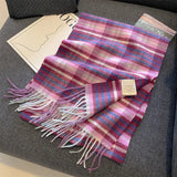 High Quality 100 Wool Scarf Female Fashion Classic