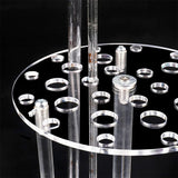 14 Holes 28 Holes Plexiglas Rack Pipette Rotatable