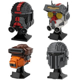 Space Wars Wreckers- Helmets Samurai Helmet Building Blocks