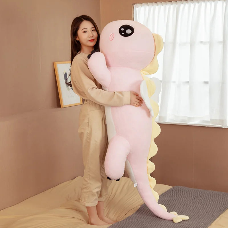 Huggable Big Long Cute Dinosaur Plush Toy Soft