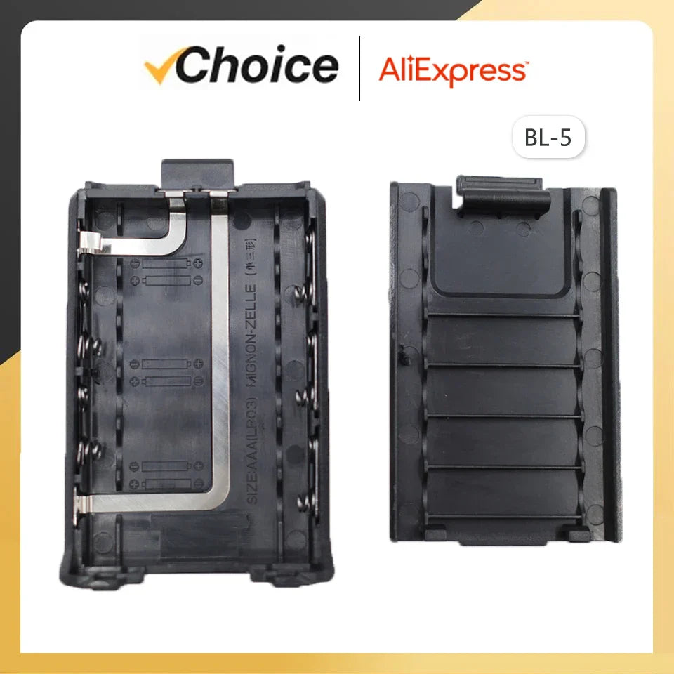 Baofeng UV-5R Battery Case BL-5 AAA batteries Shell