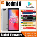 Xiaomi Redmi 6 Smartphone googleplay Mobile Phone 5.45"