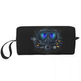 Born To Dive Padi Flag Cosmetic Bag Women