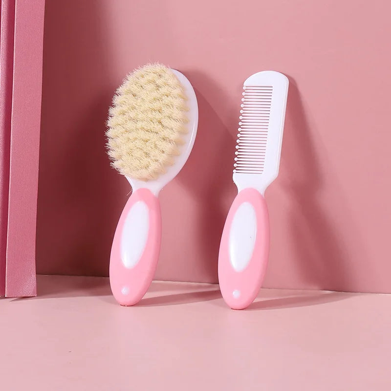 2pcs/let Baby Care Comb Set Anti-scratch Girl Hairbrush