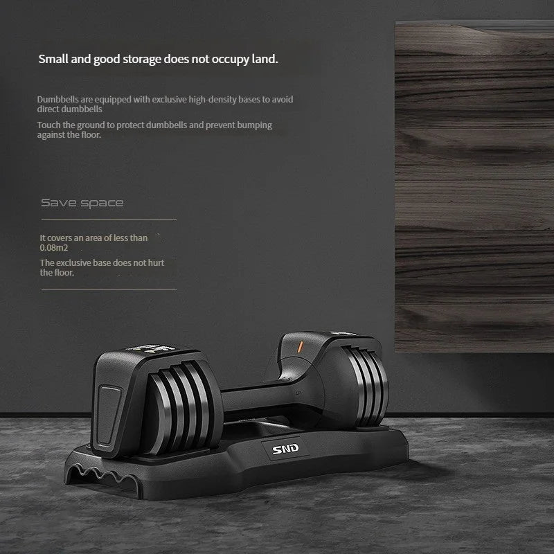 Adjustable Dumbbell Fitness Men's Pure Iron Intelligent All-In-One