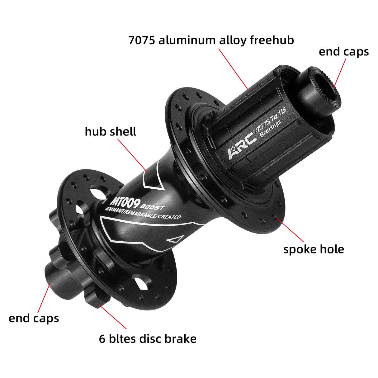 ARC MT009 6 Pawls 4 Bearings MTB Bicycle