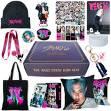 KPOP Stray Kids Album Gift Box Include Keychain