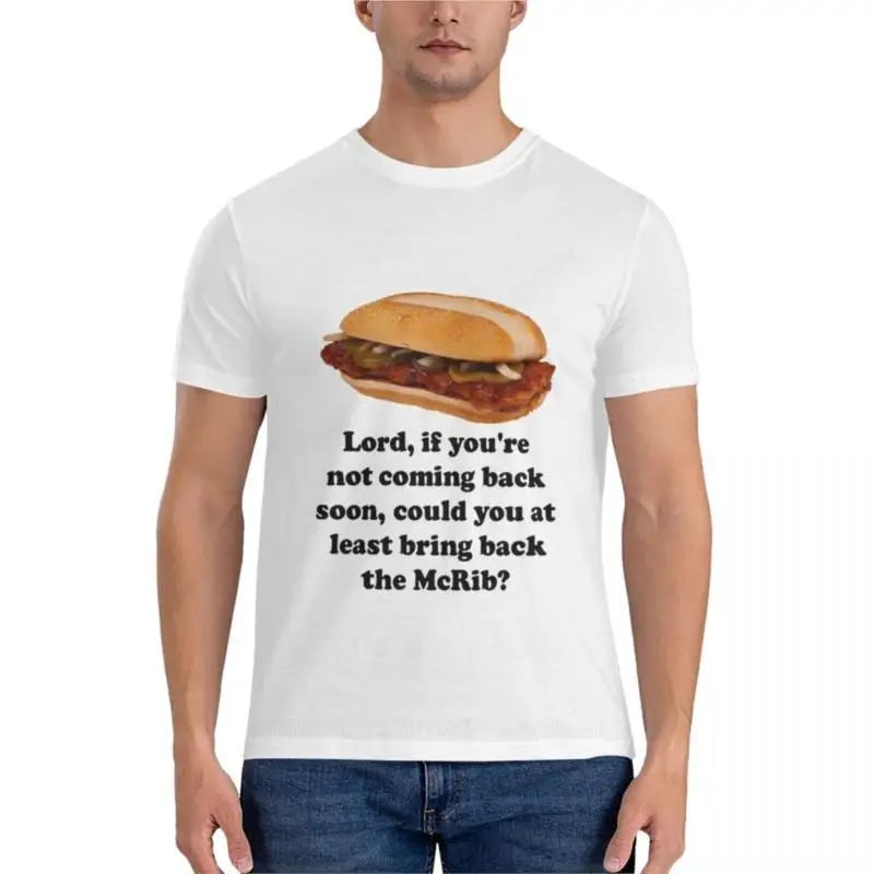 Bring Back The McRib Classic T-Shirt plain white