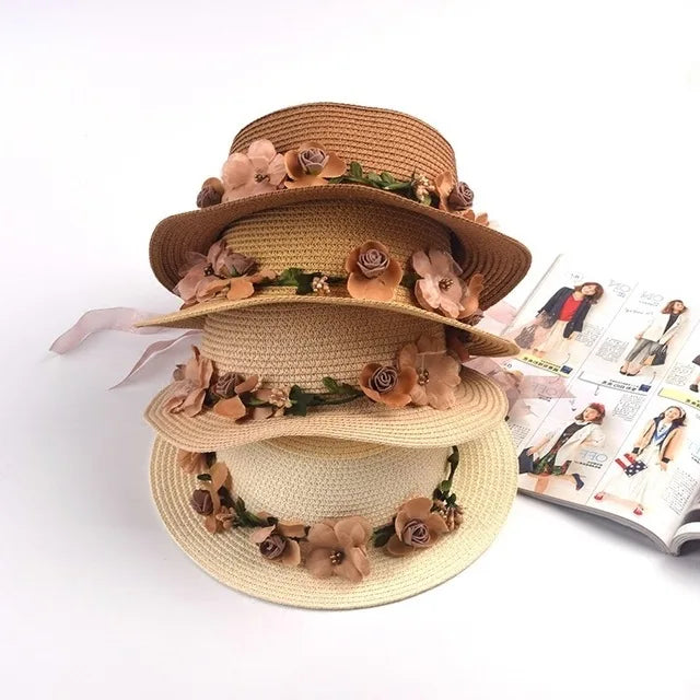 Simple Parent-child Summer New Women's Sun Hat Bucket