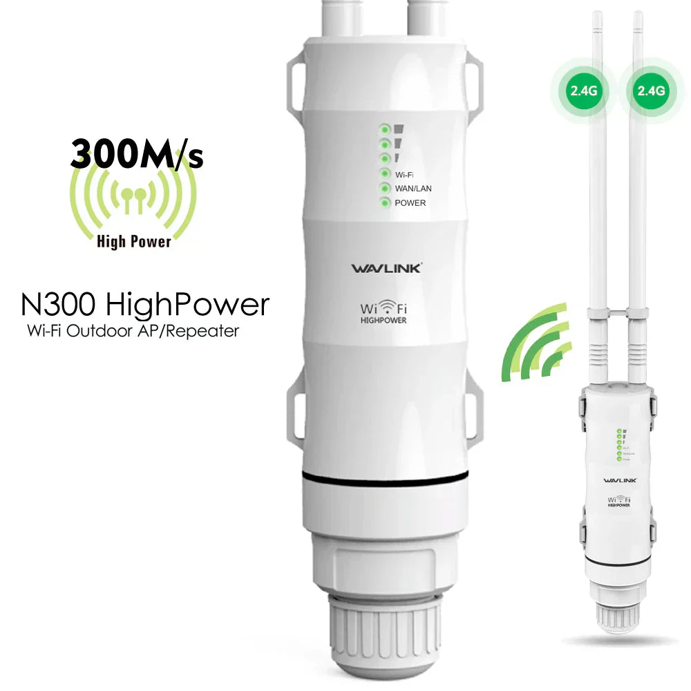 Wavlink High Power 300Mbps Wireless Wifi Repeater Outdoor