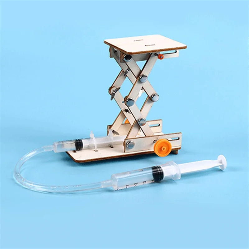 Children's DIY Technology Educational Toy Hydraulic Lift Table