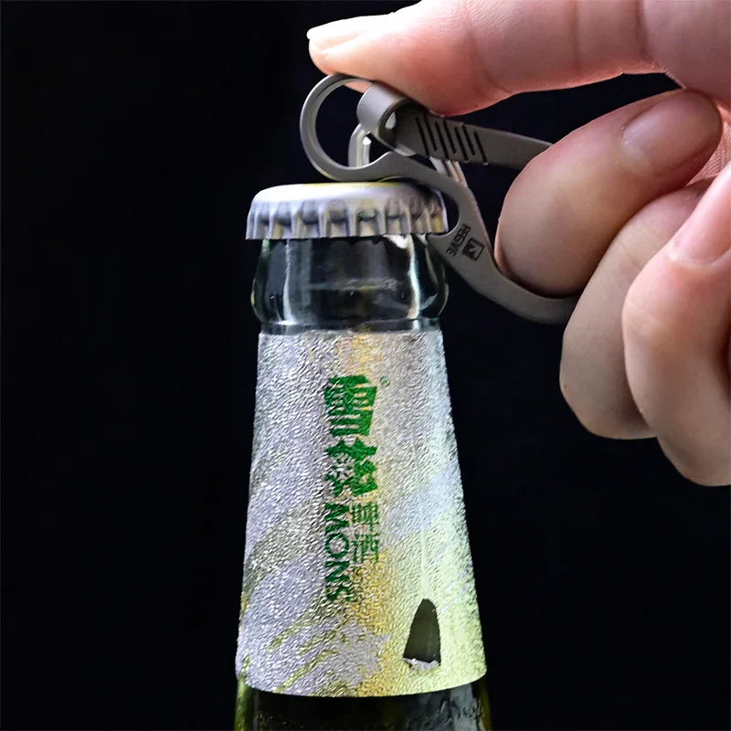 HighEnd Titanium Keychain Luxury Men Car Key Chain