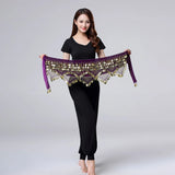 1Pc Belly Dance Waist Chain – 5-Layer Gold Coin Hip Scarf