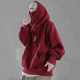 Ninja Style Japanese Hoodie 2024 Spring Turtleneck Hoodies