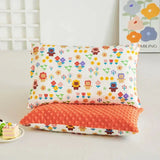 Pc Short Plush Baby Pillow Case Zipper Double-sided