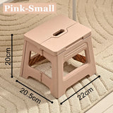 Plastic Folding Stool, Outdoor Foldable Beach Chair, Ultralight