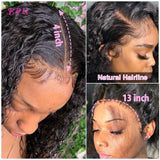 Deep Wave Lace Front Wigs Human Hair 13x4