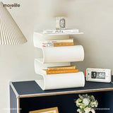 Nordic Transparent Acrylic Personality Bookshelves Living Room Minimalist
