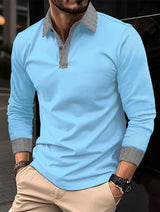 Spring And Autumn New Men's Casual Long sleeved