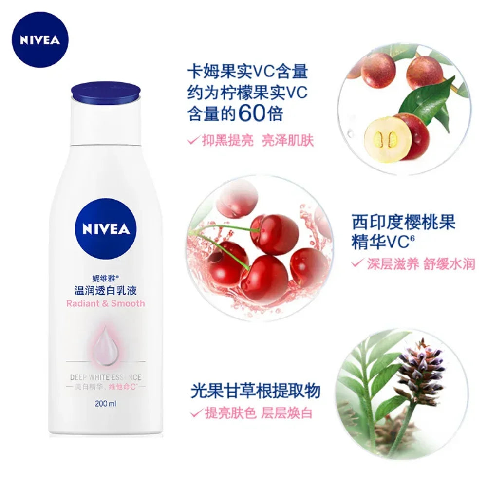 Nivea Whitening Body Lotion Radiant Smooth Relieves Dry