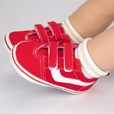 Meckior Baby Canvas Sneakers Classic Stripes Casual Baby